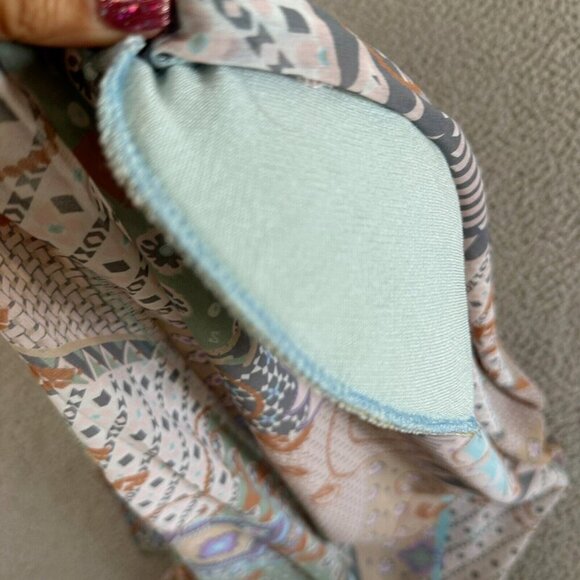 Vintage Spencer Alexis Open Front Kimono Topper Whimsical Fairy Pastels - Picture 8 of 16